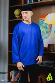 Lengan Panjang - Royal Blue - Image 2