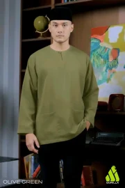 Lengan Panjang - Olive Green