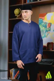 Lengan Panjang - Navy Blue - Image 2