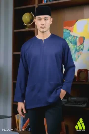 Lengan Panjang - Navy Blue