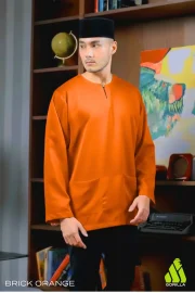 Lengan Panjang - Brick Orange - Image 2