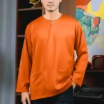 Lengan Panjang - Brick Orange