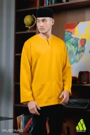 Lengan Panjang - Mustard - Image 2
