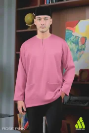 Lengan Panjang - Rose Pink