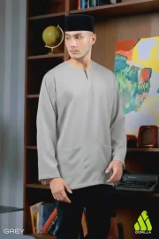 Lengan Panjang - Grey - Image 2